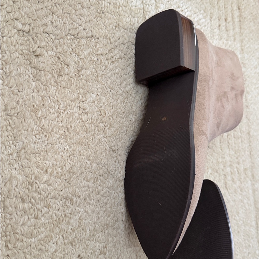 Alfani Suede Tan Ankle Booties - Picture 6 of 7